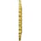 Ekena Millwork Sellek Ceiling Medallion (Fits Canopies up to 1 1/8"), 18 1/2"OD x 7/8"ID x 1 1/2"P, Rich Gold CM18SKRGS - alternate 2
